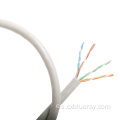 0.5 mm CCA UTP CAT6 24AWG 4Pair HDPE con Seperator PVC Chaqueta Interior Comunicación de comunicación Cable LAN